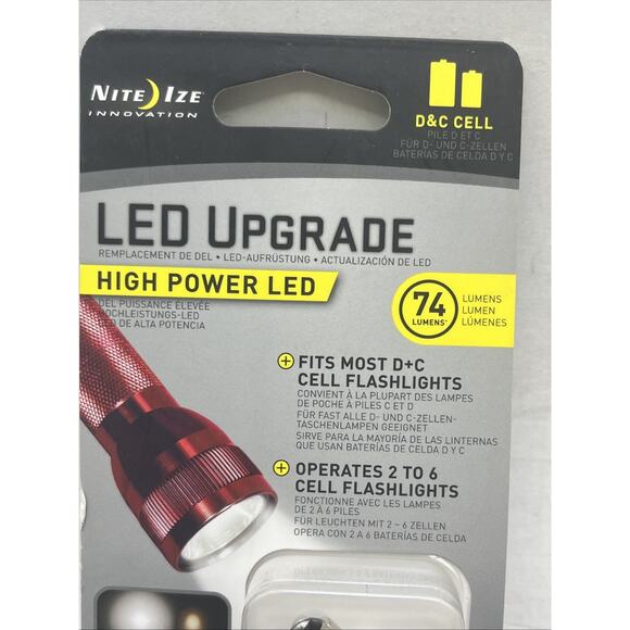 Nite Ize High Power LED Upgrade – Fits C & D Cell Flashlights, 74 Lumens, {23}. - Picture 3 of 8